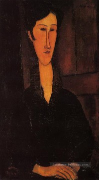 portrait Tableau Peinture - portrait de madame zborowska 1917 Amedeo Modigliani